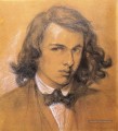 Autoportrait préraphaélite Brotherhood Dante Gabriel Rossetti